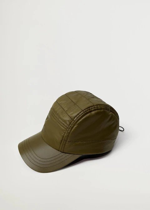 Quilted adjustable cap